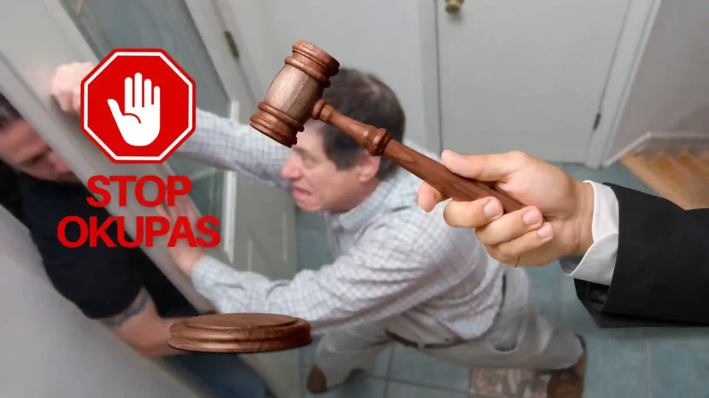 Deteniendo a los okupas